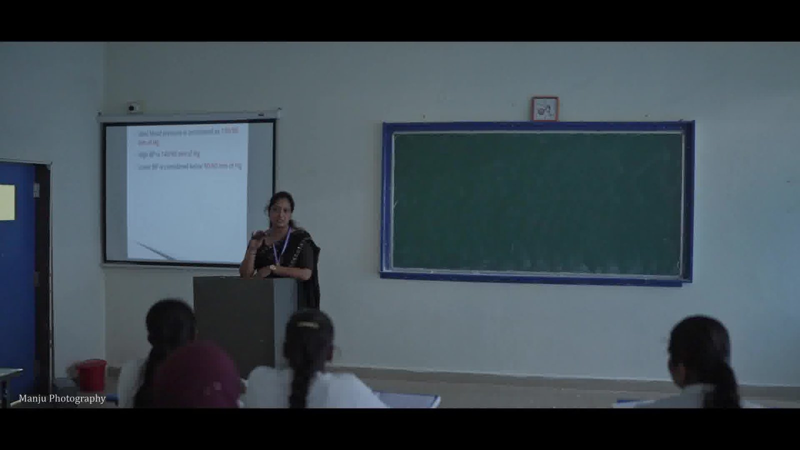 Pharmacy students during a focused classroom study session
